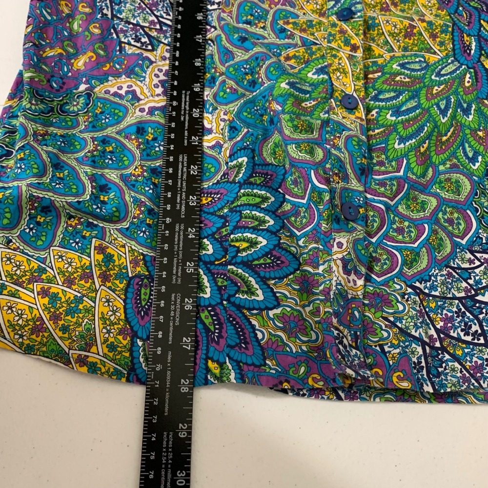 Norm Thompson Escape the Ordinary Colorful Blouse Size 1X - Picture 6 of 10